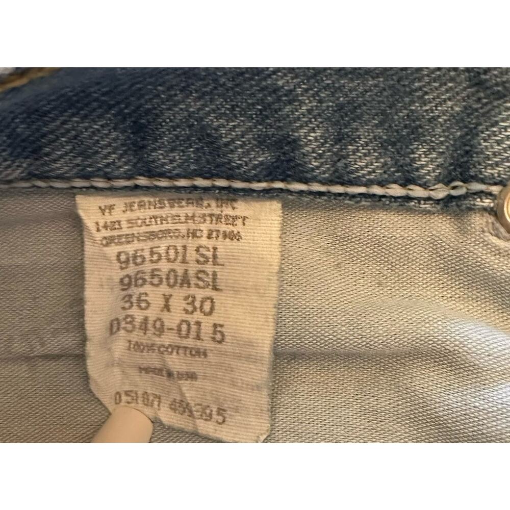 Wrangler Hero Mens 36x30 Light Wash Blue Regluar Fit 100% Cotton Jeans NEW - Picture 8 of 9